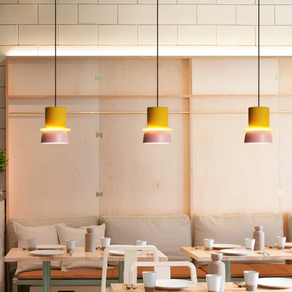 Lustre LED Macaron Coloré et Tendance - VividGlow