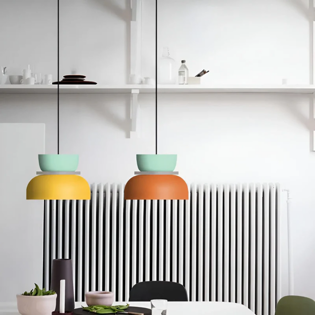 Lustre LED Macaron Coloré et Tendance - VividGlow