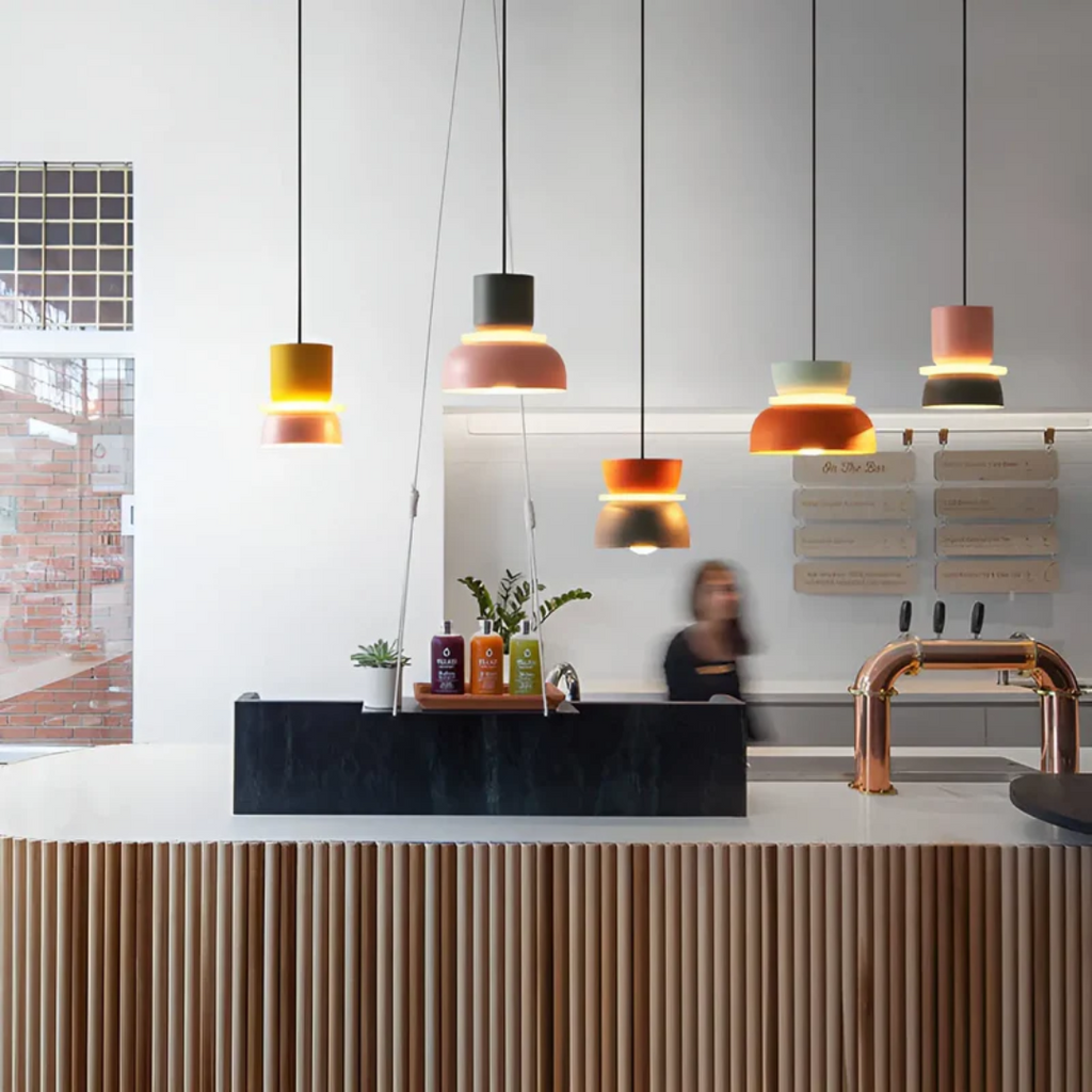 Lustre LED Macaron Coloré et Tendance - VividGlow