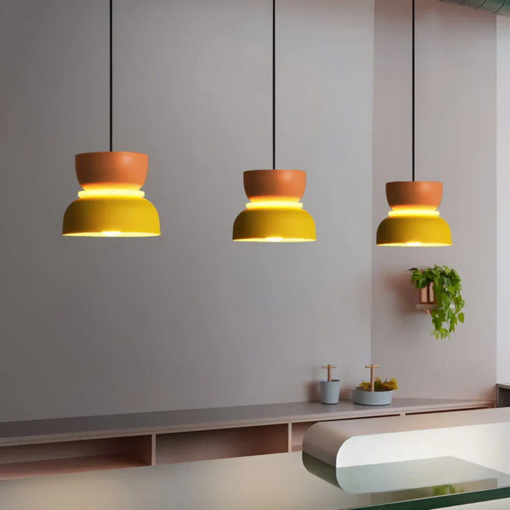 Lustre LED Macaron Coloré et Tendance - VividGlow
