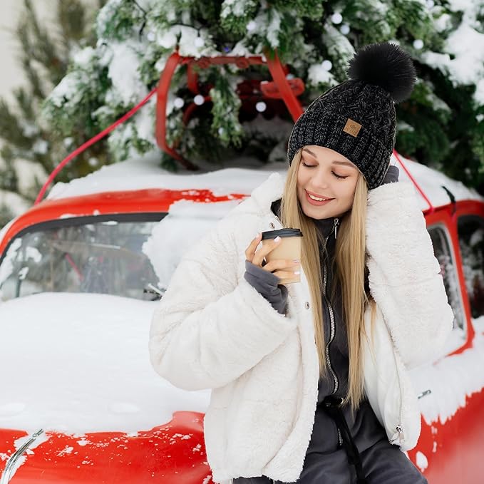 Bonnet Pom D'Hiver Confortable - Yvonne