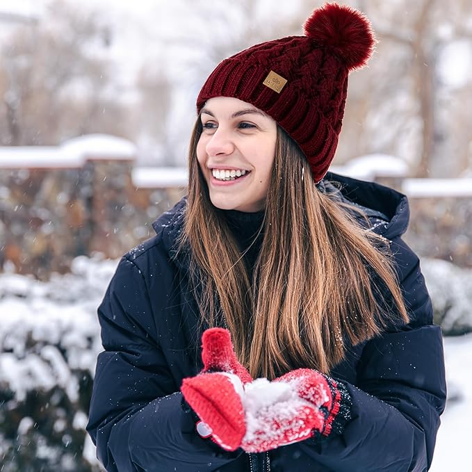 Bonnet Pom D'Hiver Confortable - Yvonne