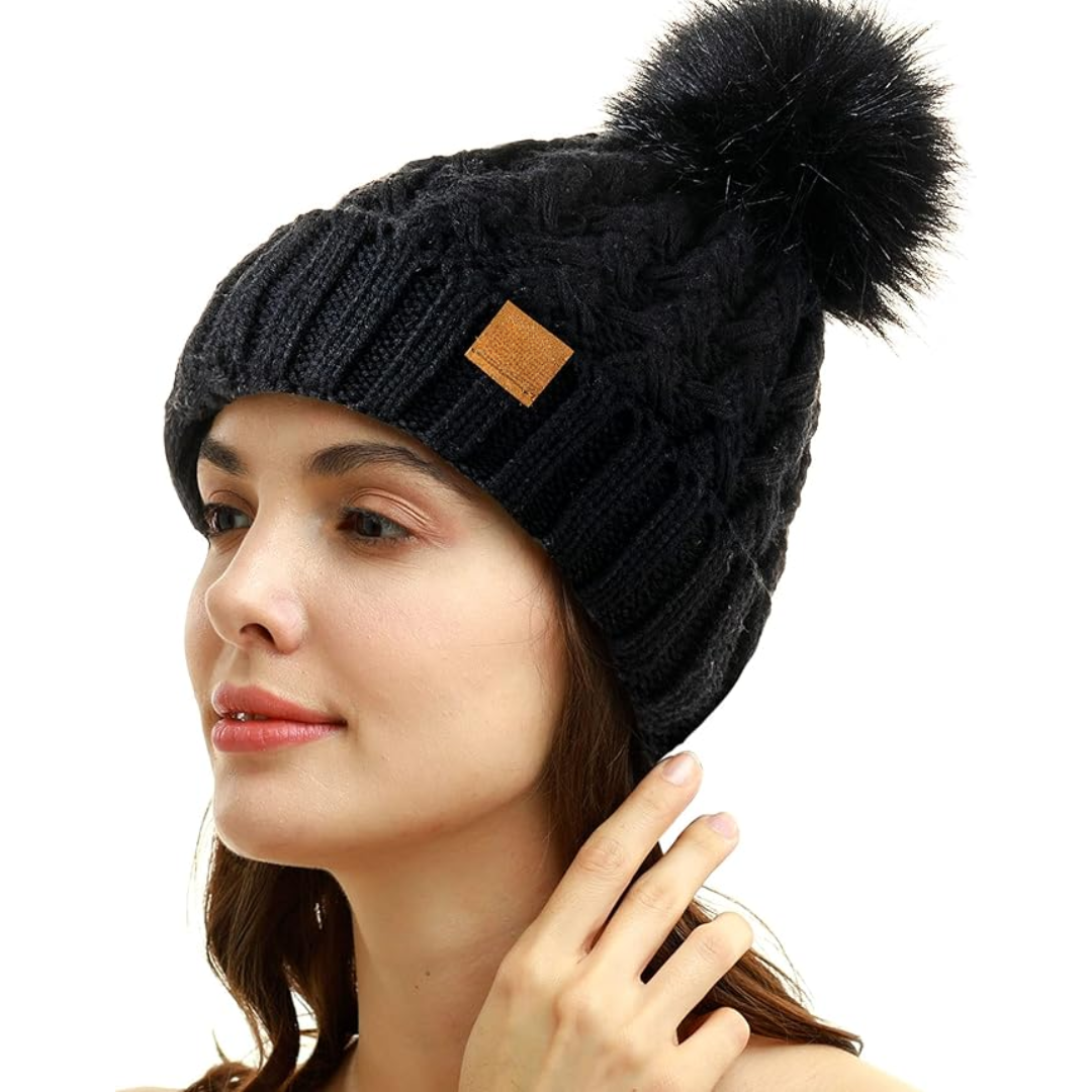 Bonnet Pom D'Hiver Confortable - Yvonne