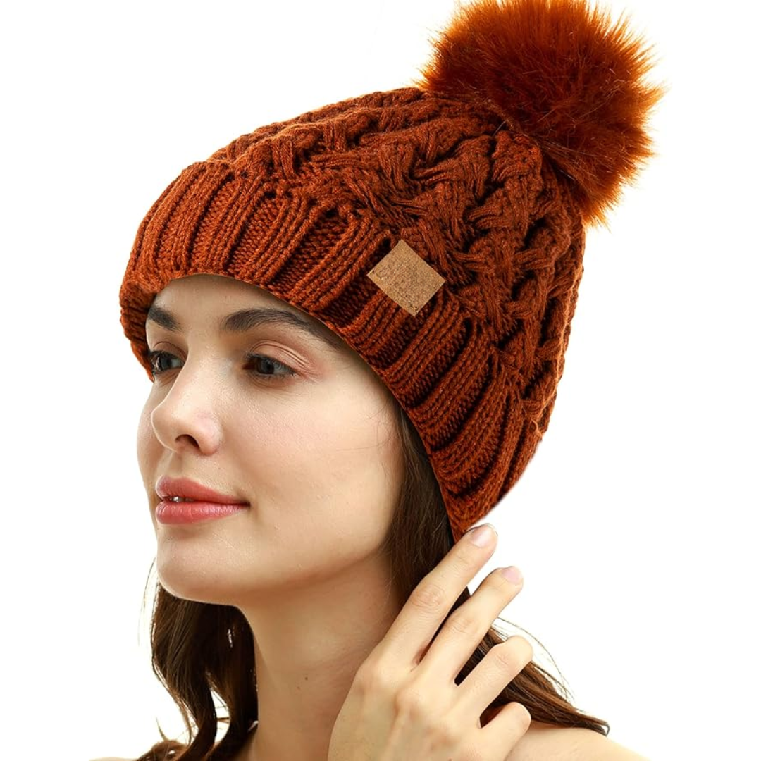 Bonnet Pom D'Hiver Confortable - Yvonne