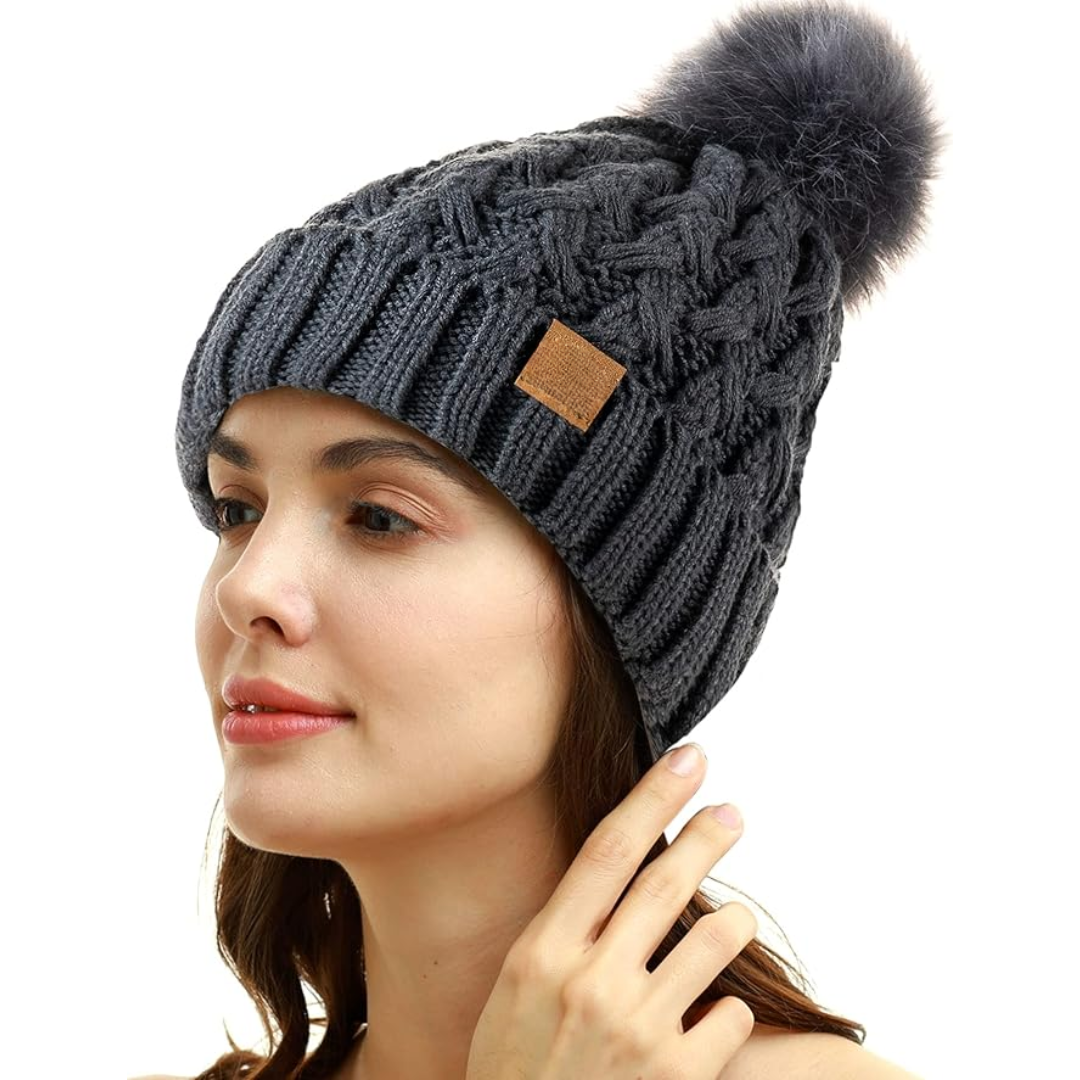 Bonnet Pom D'Hiver Confortable - Yvonne