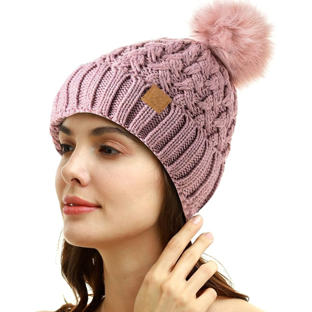 Bonnet Pom D'Hiver Confortable - Yvonne