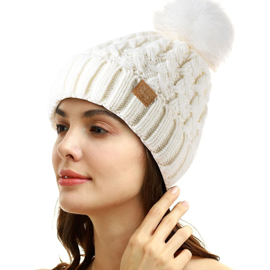 Bonnet Pom D'Hiver Confortable - Yvonne