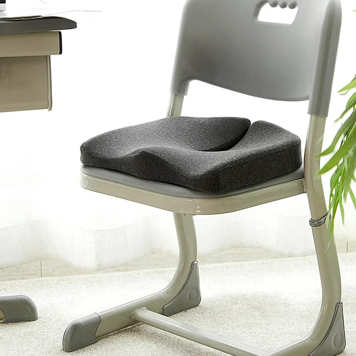 Skanto | ErgoRelief Coussin de Siège – Coussin Ergonomique en Mousse à Mémoire pour le Dos et le Coccyx