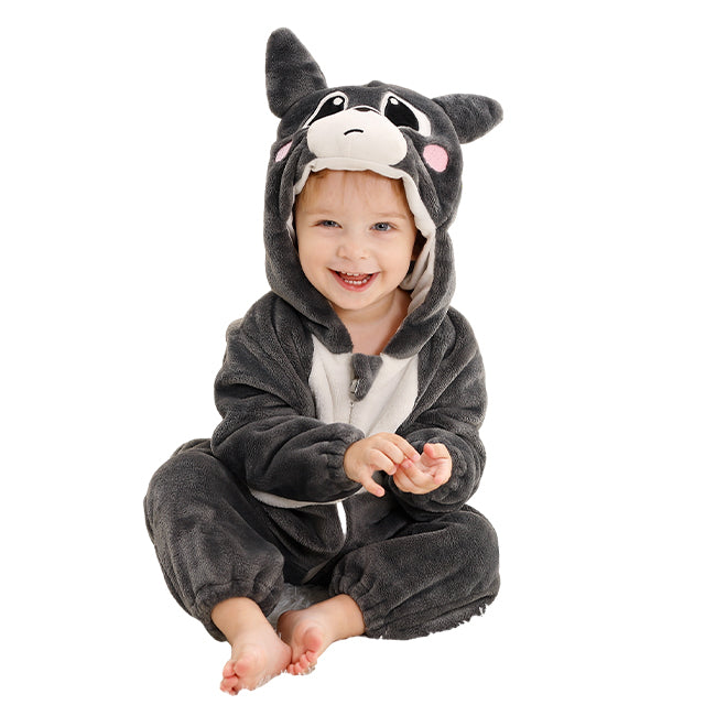 Combinaison Bébé Confortable avec Capuche - Douceur Hivernale
