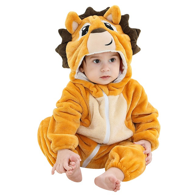 Combinaison Bébé Confortable avec Capuche - Douceur Hivernale