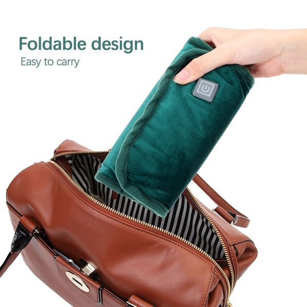 Chauffe-mains électrique portable 2-en-1 avec chargement USB
