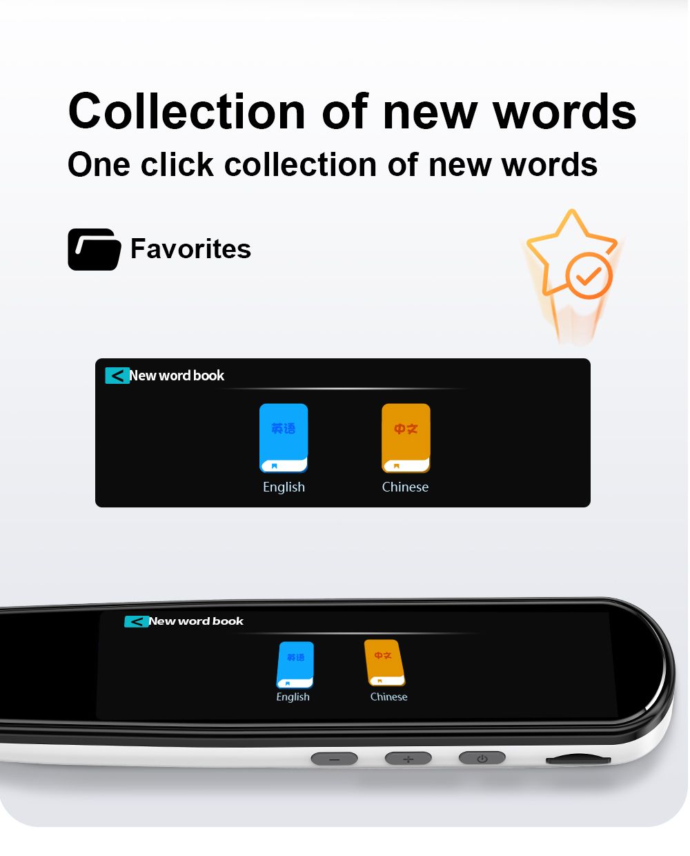 Stylo de Lecture de Traduction Précise 112 Langues