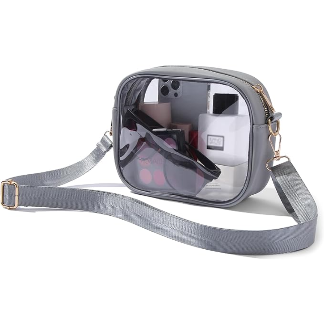 Sac à bandoulière transparent compact - VisiBag