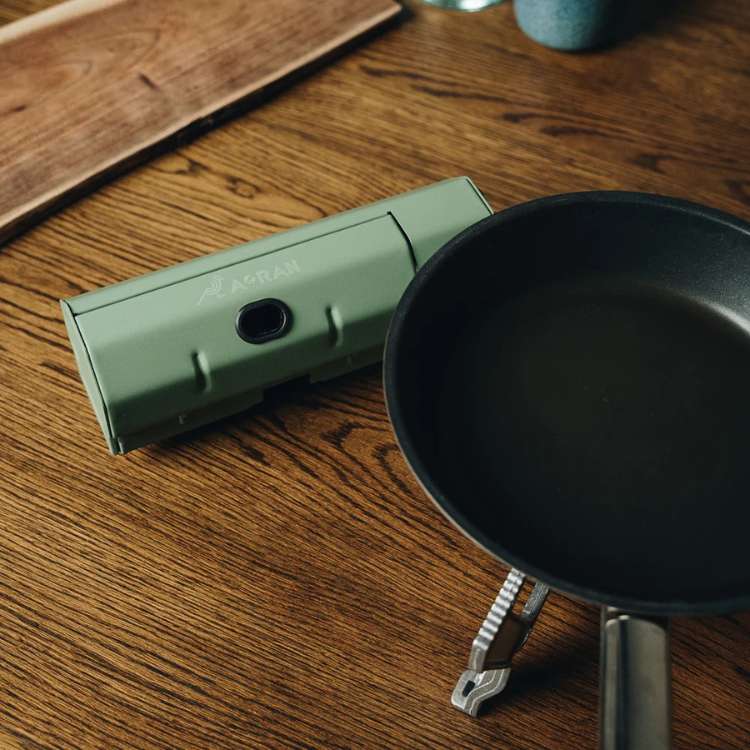 Réchaud à Gaz de Camping Compact et Résistant au Vent - Pour l'Extérieur