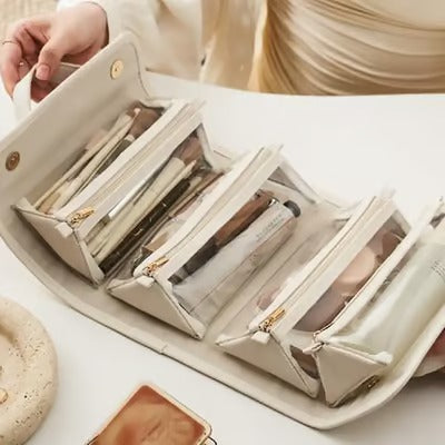 Trousse de Maquillage Étanche 4-en-1 Portable