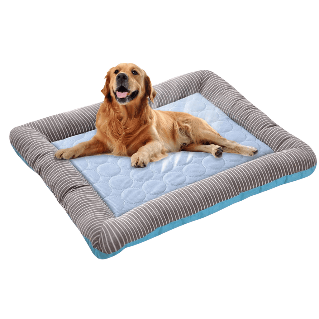 Coussin Refroidissant en Soie Glacée pour Chien - Confort Lavable en Machine