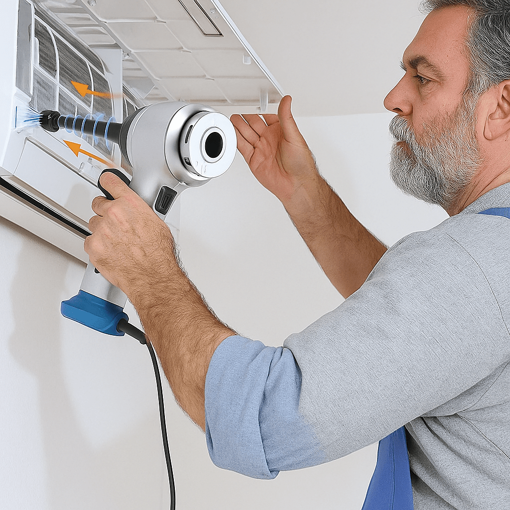Aspirateur de voiture sans fil – 3-en-1 : Aspirer, Gonfler & Souffler