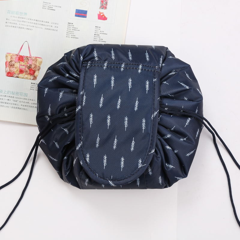 Sac cosmétique et de toilette à cordon de serrage portable