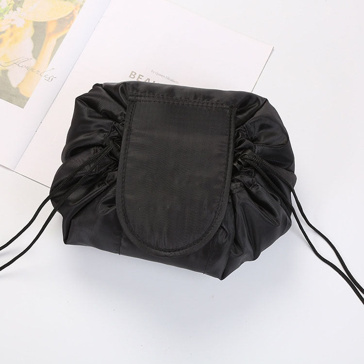 Sac cosmétique et de toilette à cordon de serrage portable