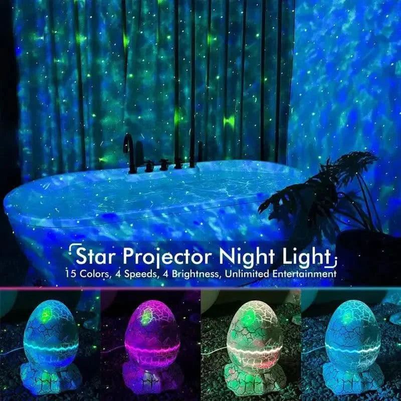 Projecteur galactique avec musique et télécommande