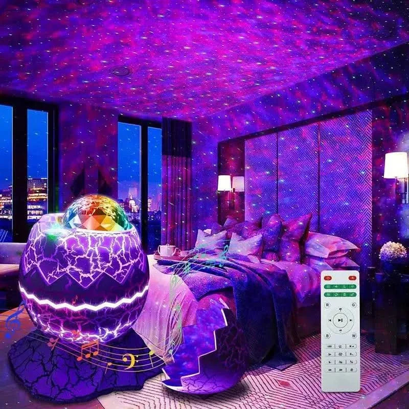 Projecteur galactique avec musique et télécommande