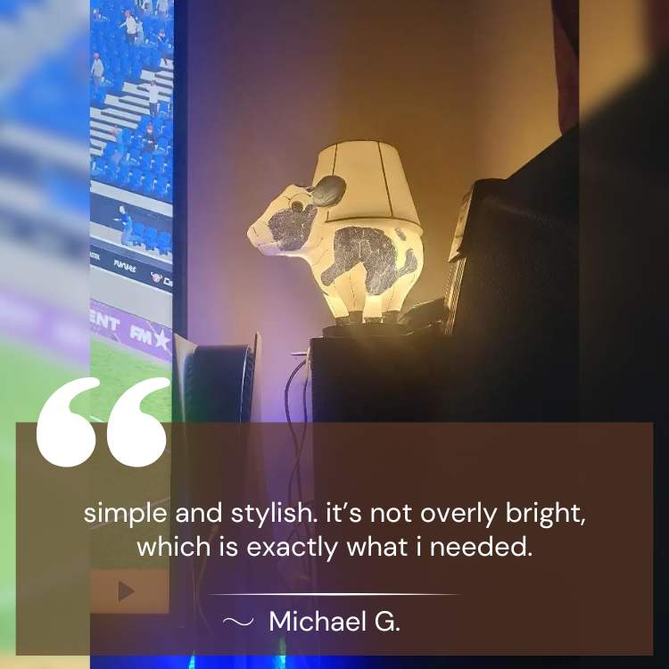 Lampe de Table LED CowCraft