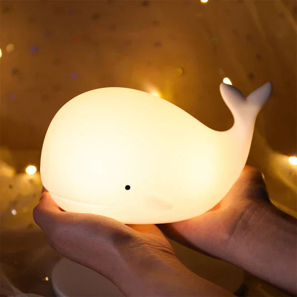Jolie veilleuse baleine avec changement de couleur - GlowWhale