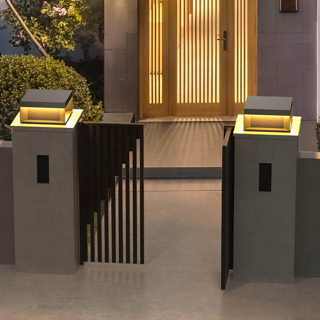 Lumière de Poste Solaire d'Extérieur - Étanche IP65