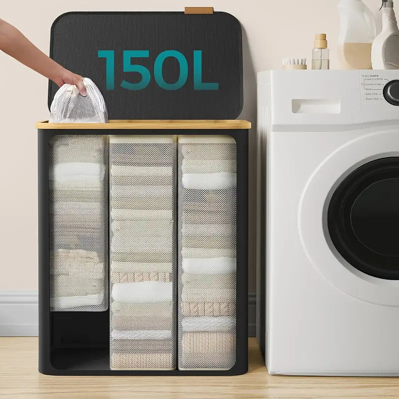 Panier à linge 95L avec grande capacité