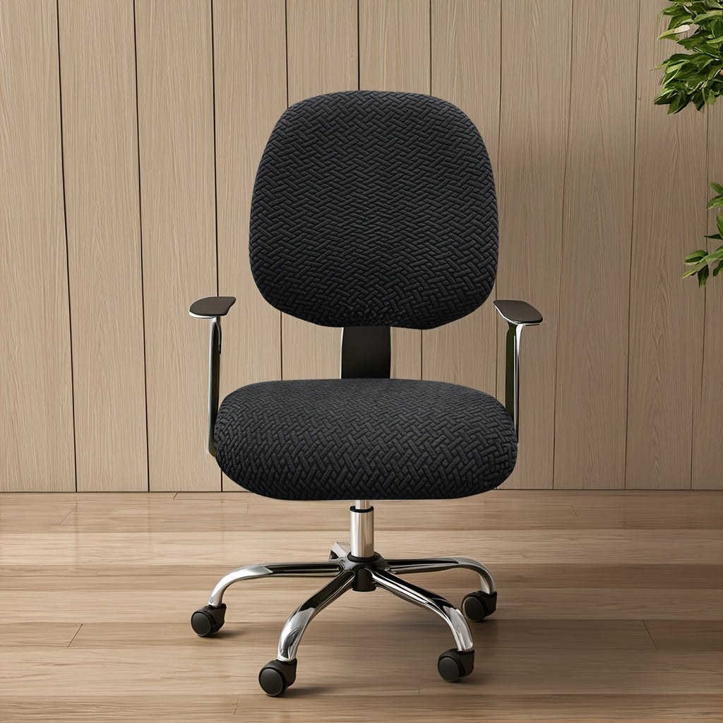 OFFICEGUARD – Ensemble de housses élastiques pour chaise/dos pour un nettoyage facile