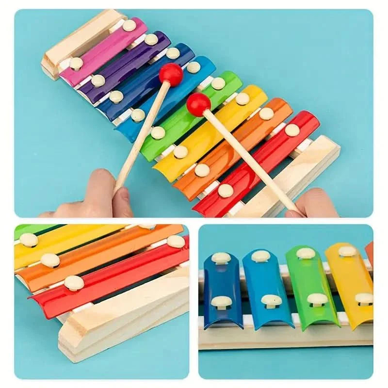 EDUQUEST Ensemble Montessori 5-en-1 – Apprentissage créatif pour les bébés à partir de 6 mois