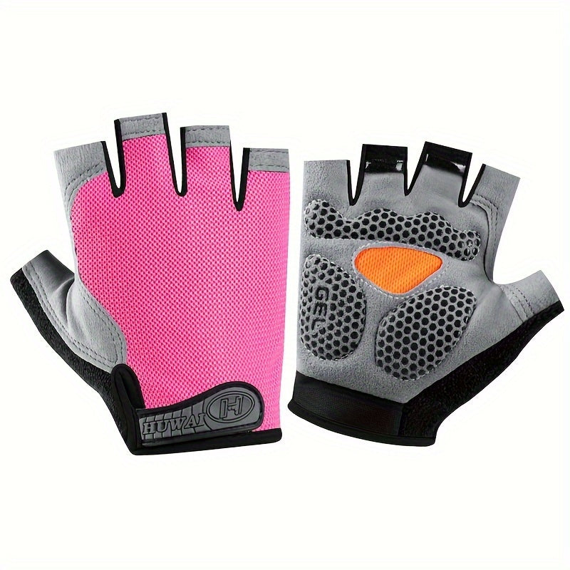 ATHLETIQ - Gants légers d'extérieur à demi-doigts pour hommes et femmes