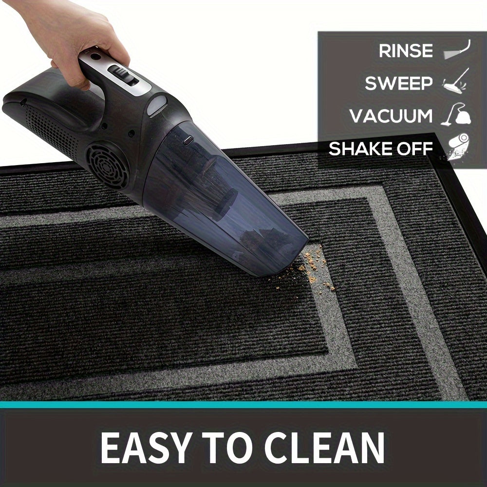 Tapis en Caoutchouc Facile pour Entrée de Maison, Durable et Antidérapant, Parfait pour la Décoration de Noël