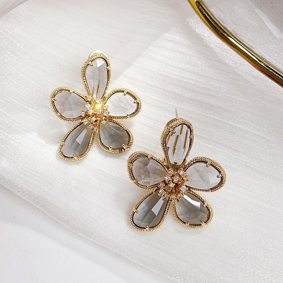 Boucles d'oreilles vintage faites à la main