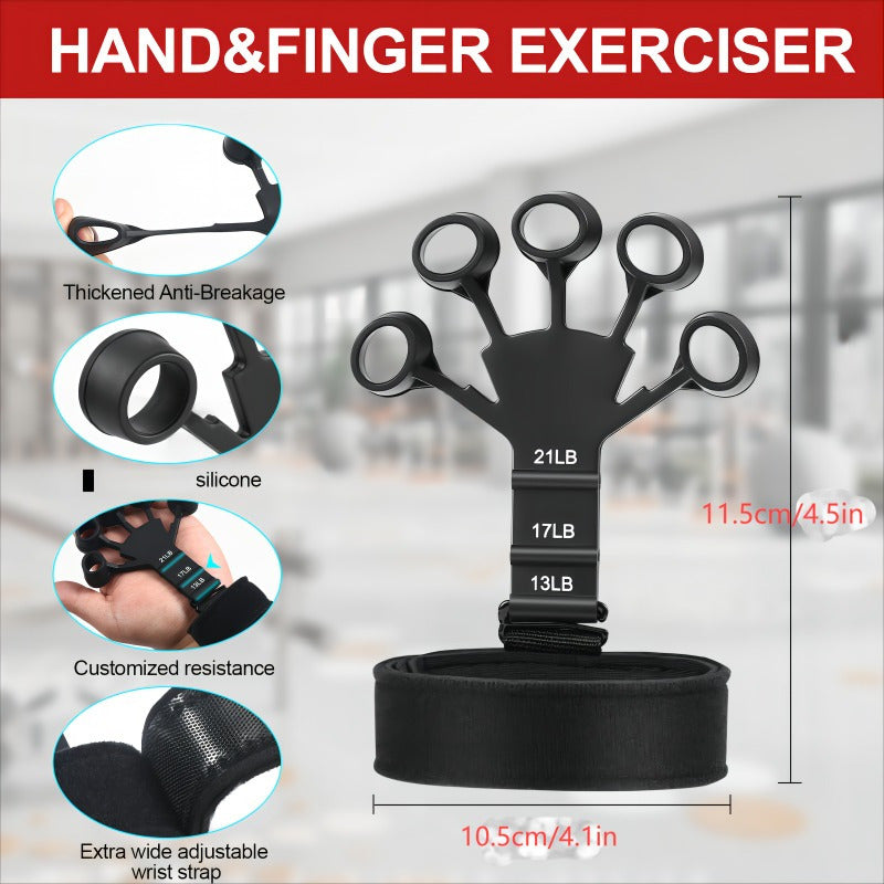 KIT GRIPMASTER – Entraîneur de force pour les mains et les avant-bras en 5 pièces