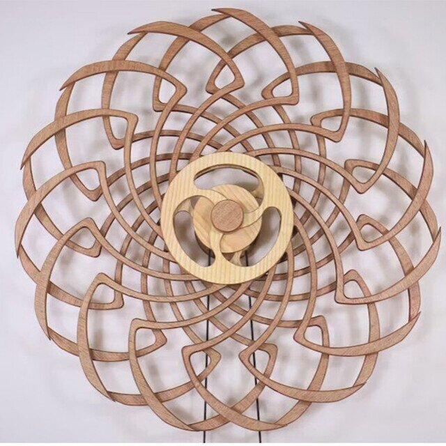 TimeWood™ | Sculpture cinétique en bois 100 % fait main