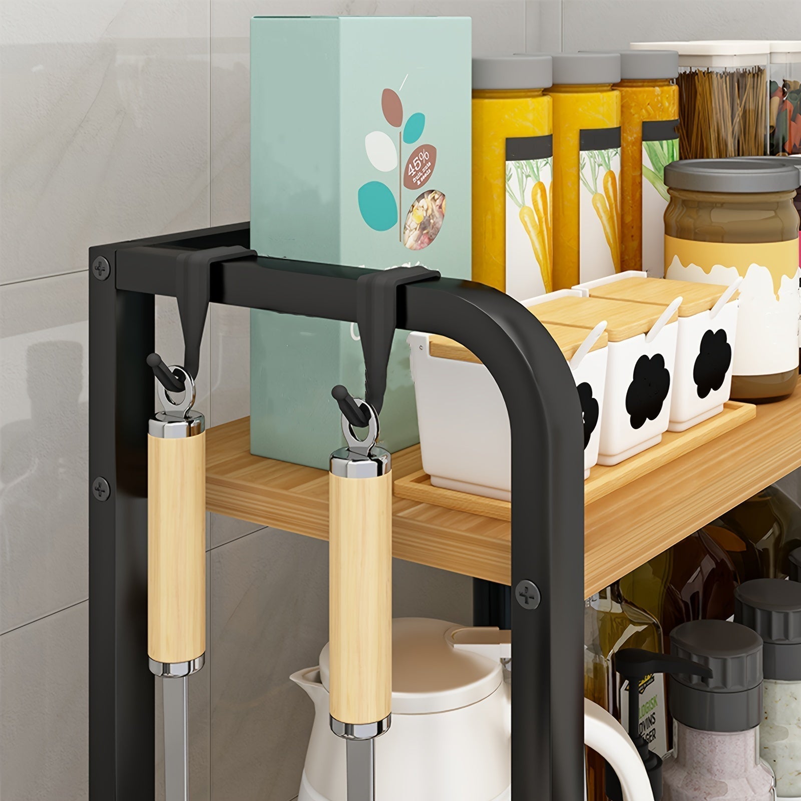 Étagère à épices de cuisine – Pratique et inoxydable