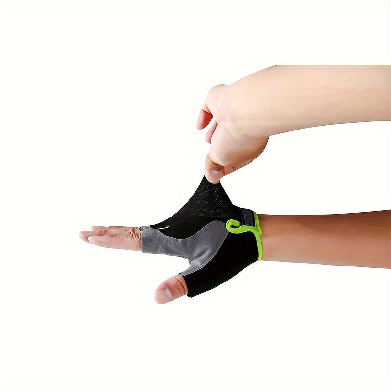 ATHLETIQ - Gants légers d'extérieur à demi-doigts pour hommes et femmes