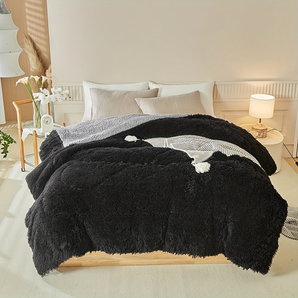 Couverture en peau de mouton prête pour l'hiver