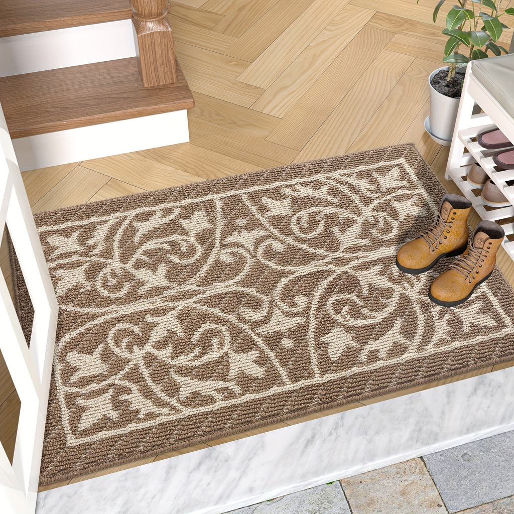 PUREHOME - Tapis d'entrée intérieur à profil bas antidérapant 1 pièce