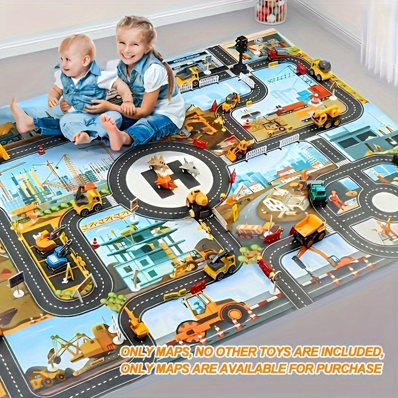 Tapis de Jeu Construction et Aventure – Pour Petits Explorateurs et Joueurs Créatifs