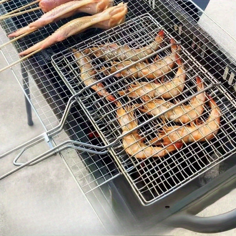 GRILLGRID – Panier de BBQ Grande Capacité pour un Contrôle de Grillade Uniforme en Plein Air
