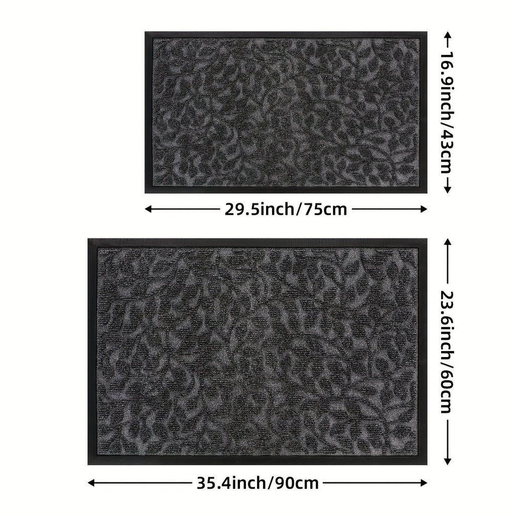 SAFEFEET - Tapis d'entrée avant, tapis durable pour zones à fort trafic pour la maison et les vacances