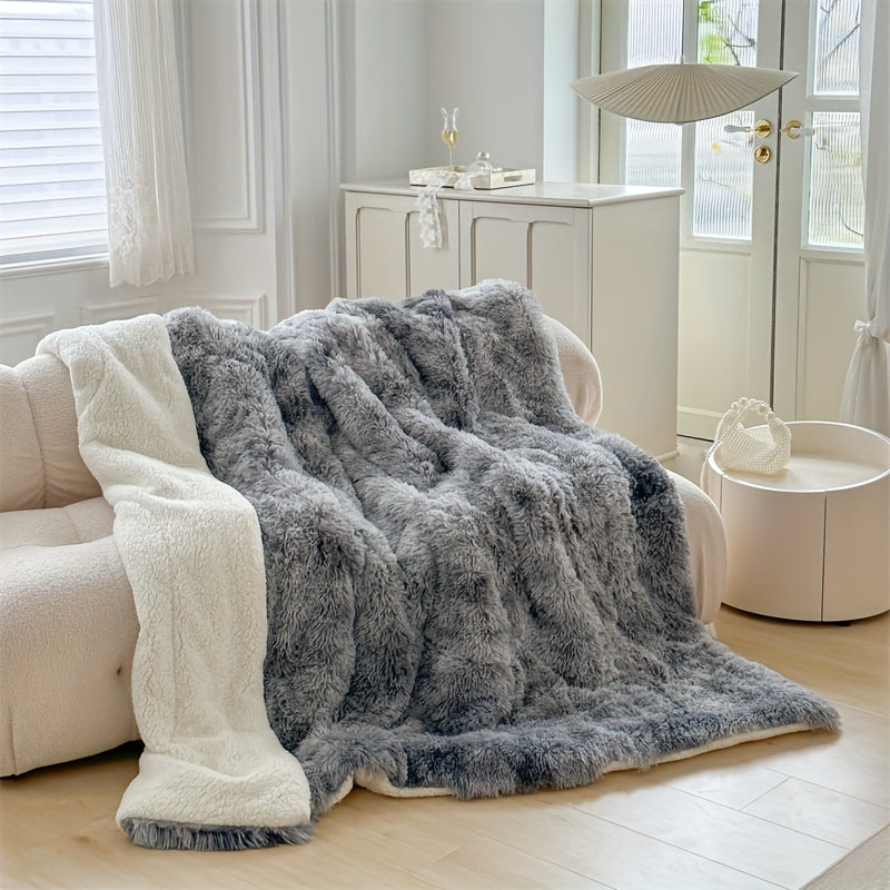 Couverture en peau de mouton prête pour l'hiver