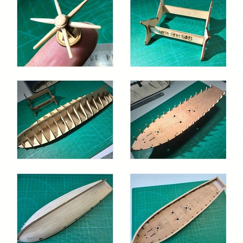 Modèle de Voilier Classique en Bois – Puzzle 3D Detaillé pour Amateurs de Bateaux