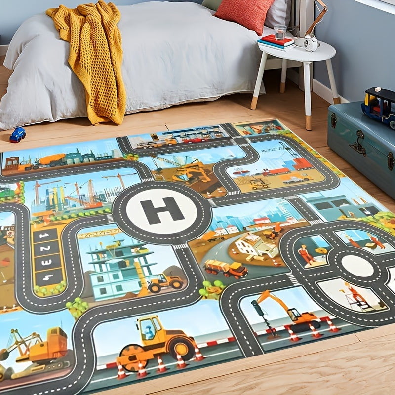 Tapis de Jeu Construction et Aventure – Pour Petits Explorateurs et Joueurs Créatifs
