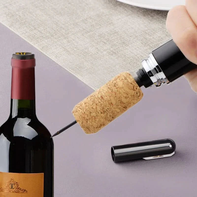 Ouvre-bouteille à pompe à air : ouverture facile et rapide
