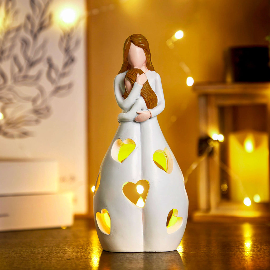 Lampe de Table en Forme de Cœur Symbole d'Amour Éternel