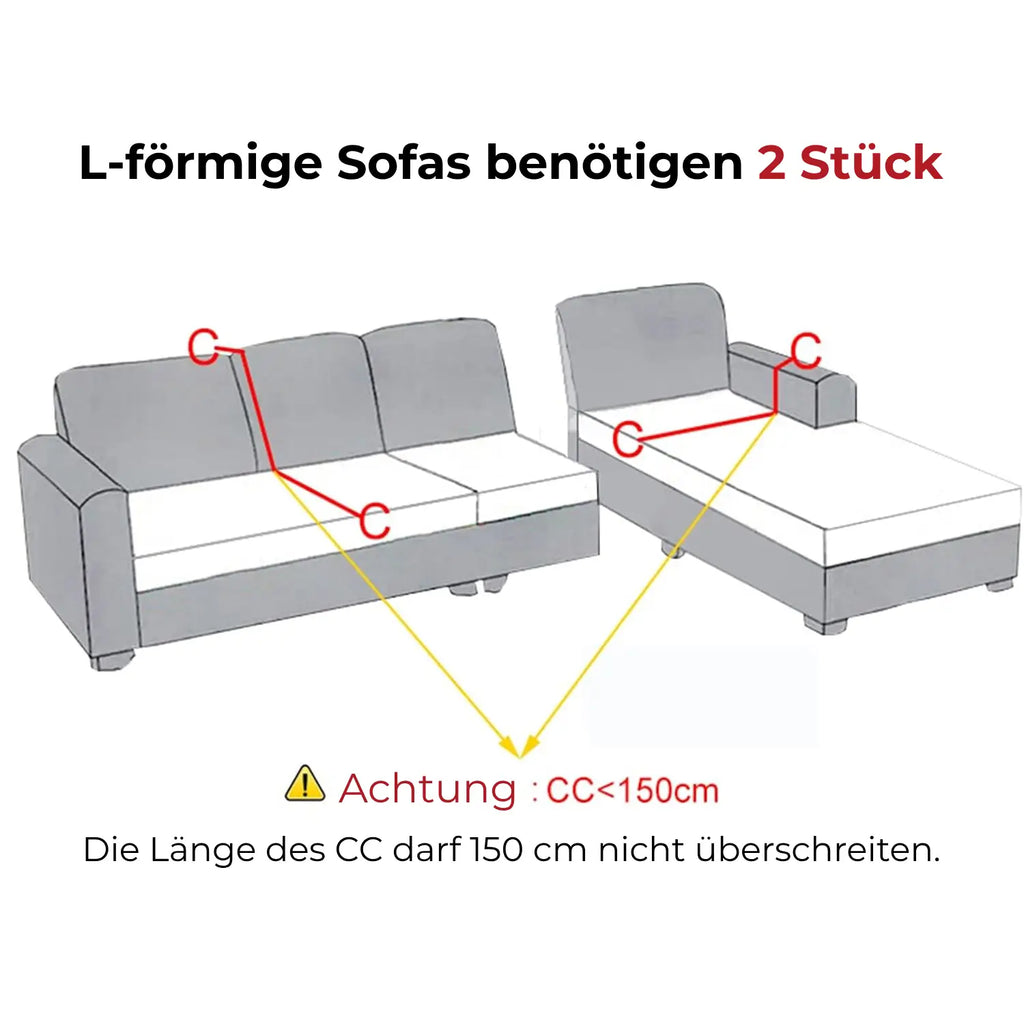 SofaSnug - Housse de canapé élastique en velours qui vous fait économiser de l'argent