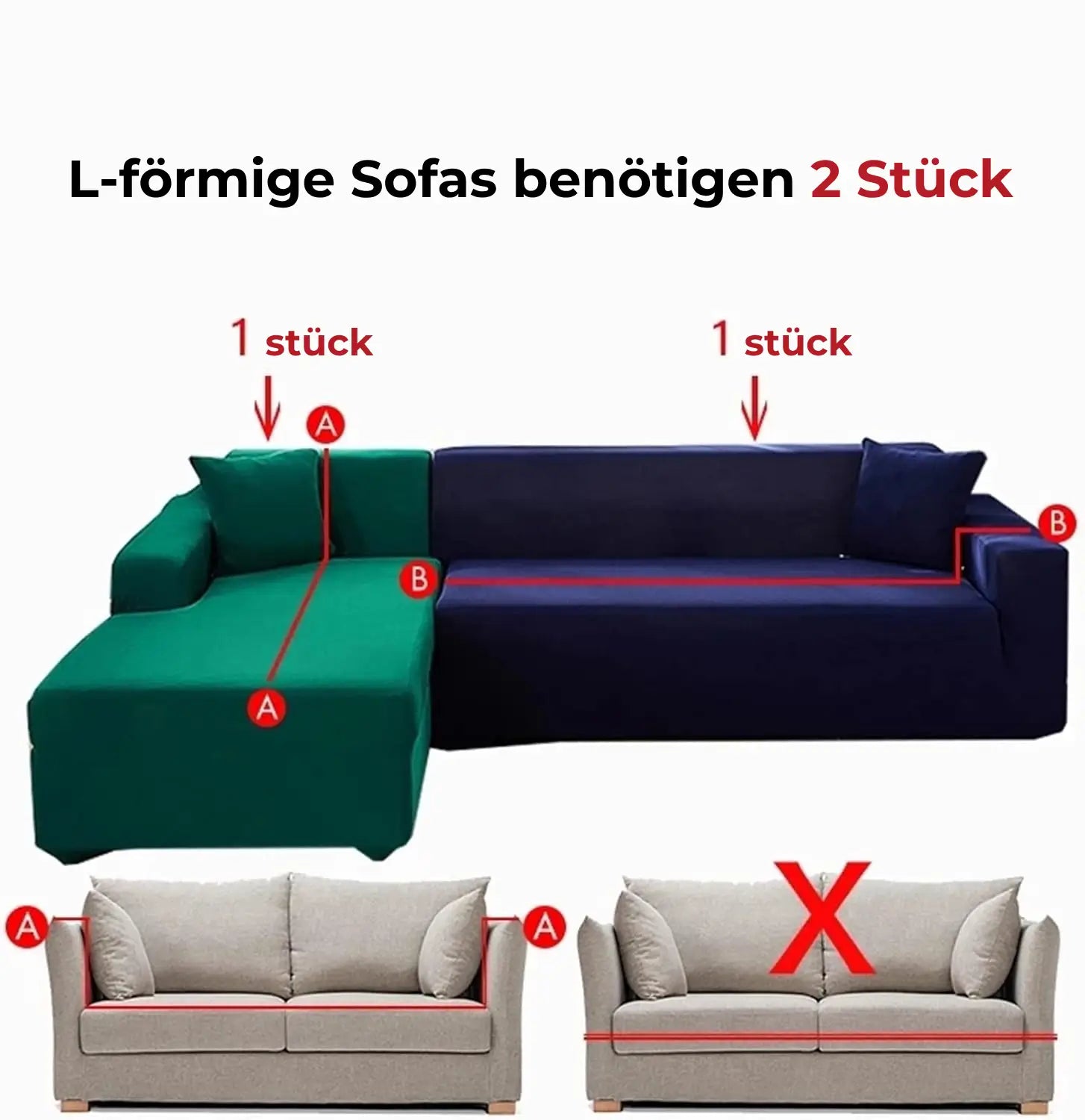 SofaSnug - Housse de canapé élastique en velours qui vous fait économiser de l'argent